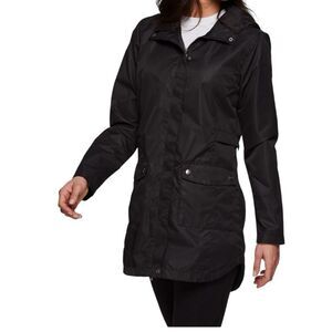 Avalanche Women's  Black  Rosendale Rain Trench Jacket Size L